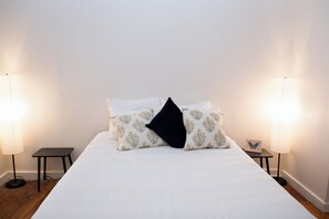 Iron/ironing board, travel cot, free WiFi, bed sheets