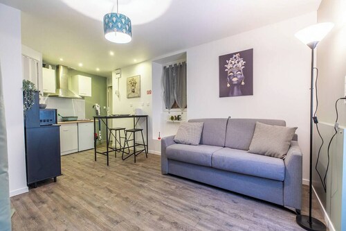 T1 with terrace near the spa