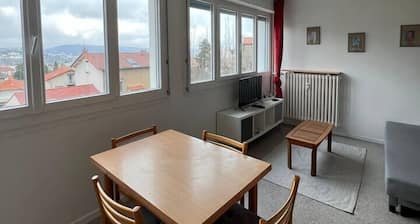 Charming T1 near the thermal baths