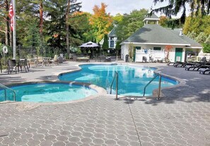 Indoor pool, a heated pool