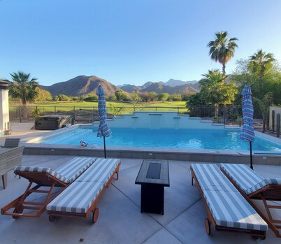 Exquisite Exclusive Elegant 4 Bdrm 6 bth heated pool moutain & golf course views
