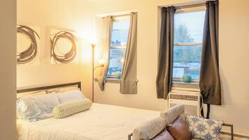 1 bedroom, in-room safe, iron/ironing board, travel crib