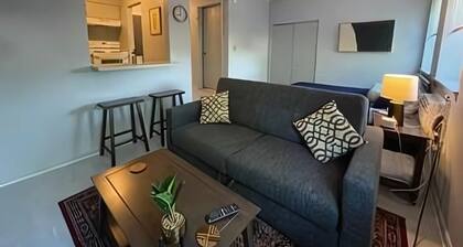 Explore Northside from Modern Studio Apartment near Dining and Shops + Laundry
