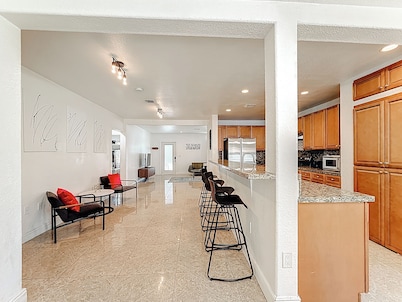 Updated & spacious 2-bedroom, 2 bath home walking distance to the beach.