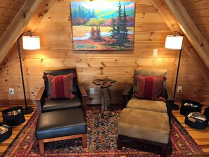 Interior - North Star, a private log cabin with a gorgeous view in Leatherwood Mountains (Ferguson)