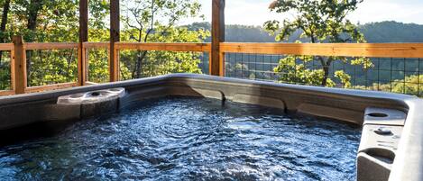 Bain à remous extérieur