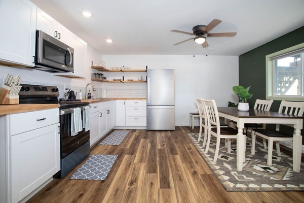 Newly remodeled kitchen