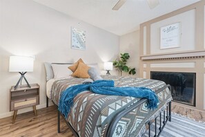 Desk, iron/ironing board, travel crib, free WiFi