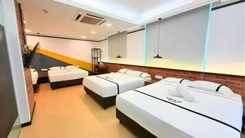 Family Shared Dormitory, Multiple Beds | Desk, iron/ironing board, free WiFi