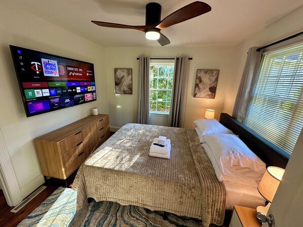 2 soveværelser, strygejern/strygebræt, Wi-Fi, sengetøj