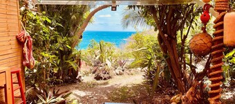 Kaz'ba - sea view - direct beach access to Turtle Bay