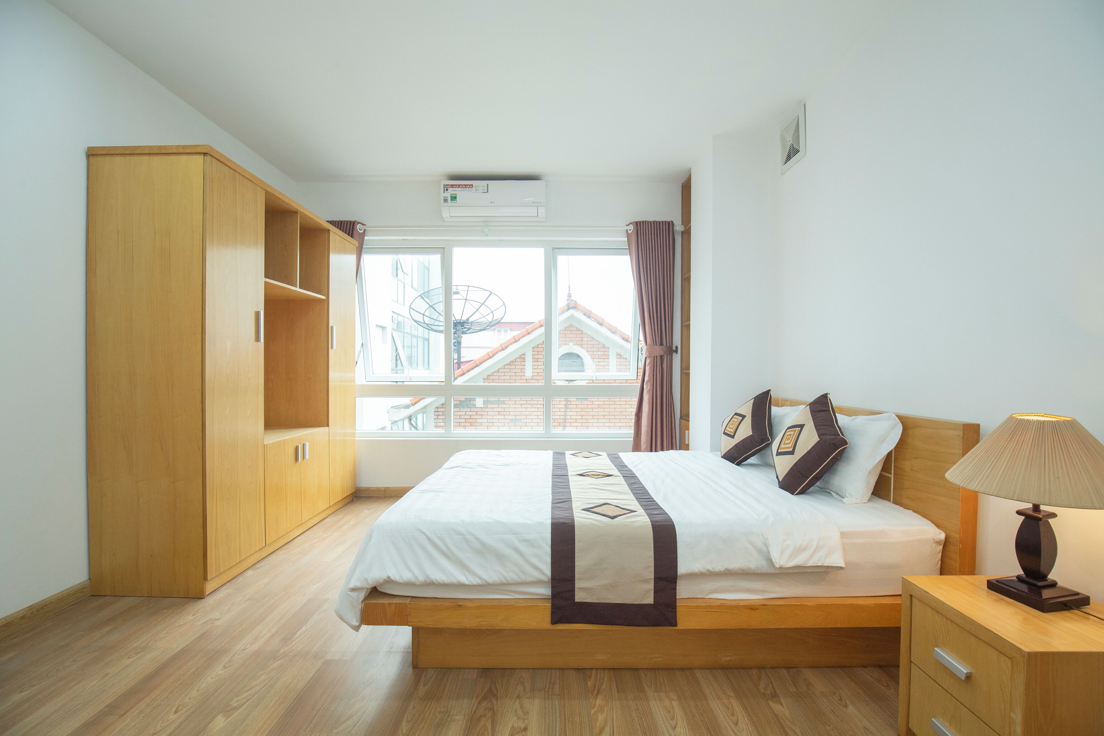 Premium Apartment, City View | Egyptian cotton sheets, premium bedding, pillowtop beds, in-room safe
