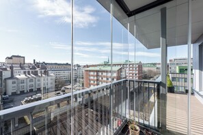 Deluxe Apartment, 1 Queen Bed with Sofa bed, Kitchen, City View | Balcony view - Luxurious 1BR Penthouse with Balcony (Tampere)