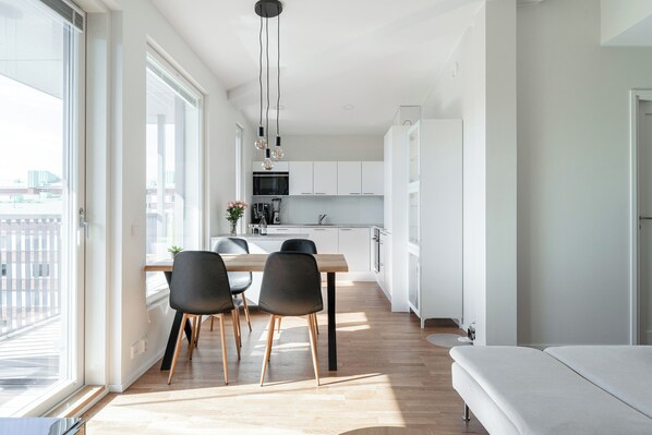 Deluxe Apartment, 1 Queen Bed with Sofa bed, Kitchen, City View | View from room - Luxurious 1BR Penthouse with Balcony (Tampere)