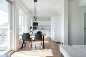 Deluxe Apartment, 1 Queen Bed with Sofa bed, Kitchen, City View | View from room