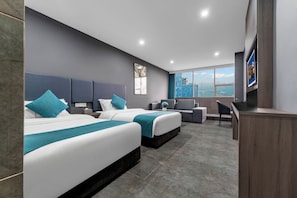 Selected City View Twin Room | Premium bedding, pillow-top beds, free WiFi, bed sheets
