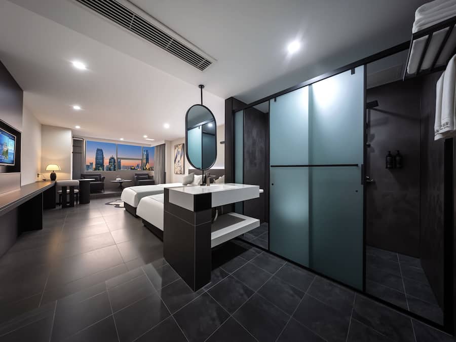 Vista Overview - City View Twin Room | Premium bedding, pillowtop beds, WiFi (free), bed sheets