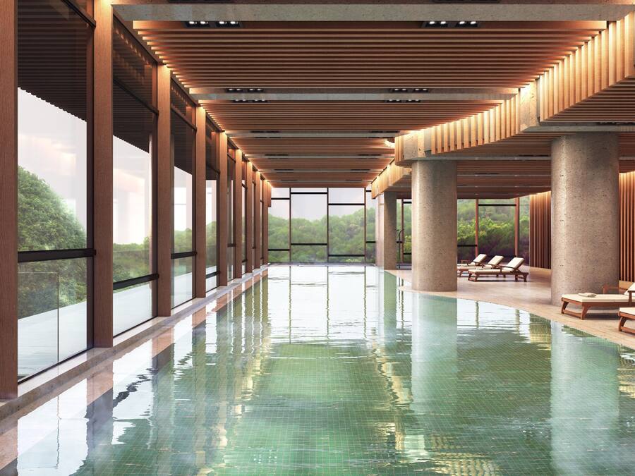 Kolam renang indoor