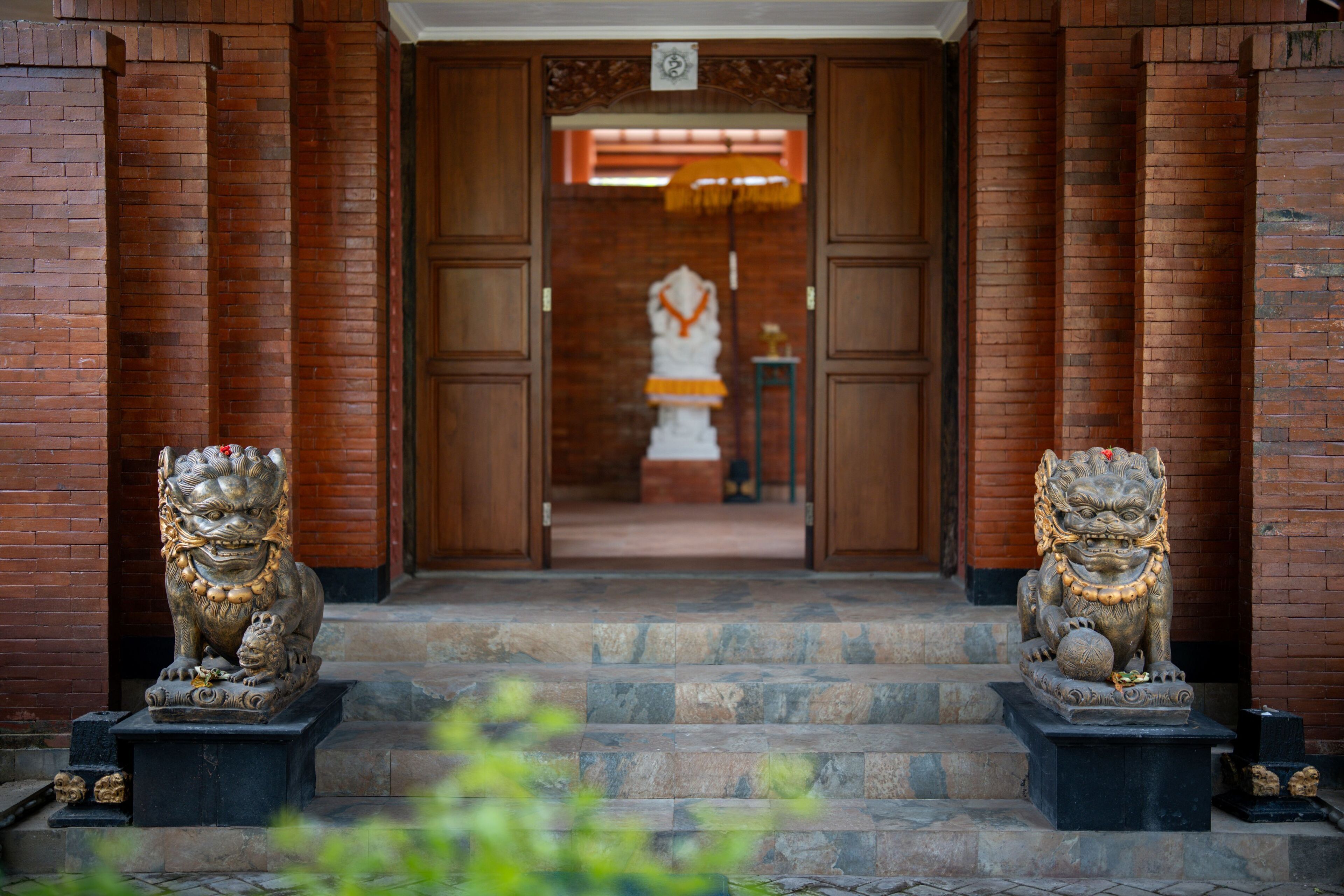 Façade de l’hébergement