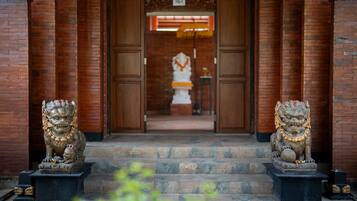 Façade de l’hébergement