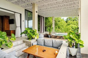 Terrace/patio - Magic SeaView jet plunge pool Private Suite 2BR (Ko Samui District)