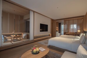 Phòng 2 giường đơn Cao cấp | Két bảo mật tại phòng, màn/rèm cản sáng