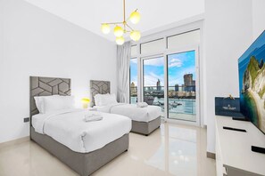 2 bedrooms, iron/ironing board, travel cot, WiFi