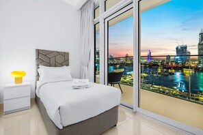 2 bedrooms, iron/ironing board, travel crib, WiFi