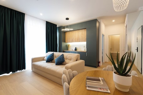 Living area. Central Suites
