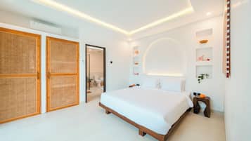 2 chambres, fer et planche Ă  repasser