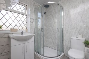 Shower, hair dryer