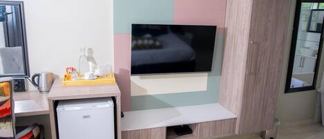 Suíte luxo | 1 quarto, cofres nos quartos, escrivaninha