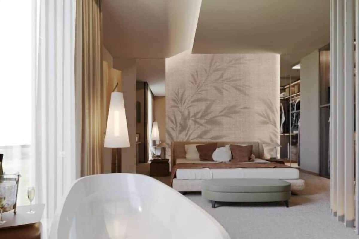 1 dormitori, minibar, caixa forta a l'habitació i escriptori