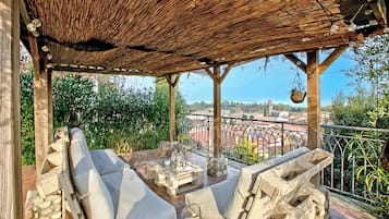 Uitzicht vanuit accommodatie