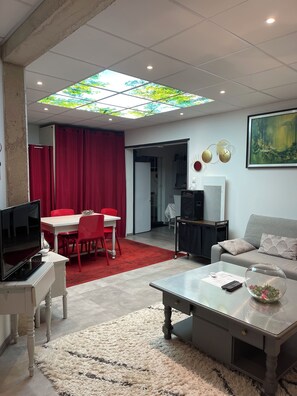 TV, books, stereo - Charming apartment (Maidières)