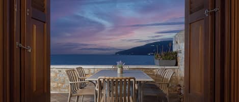 Deluxe Villa, Balcony, Sea View | View from room