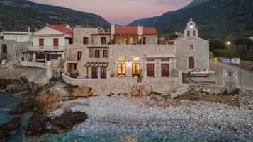 Front of property - evening/night