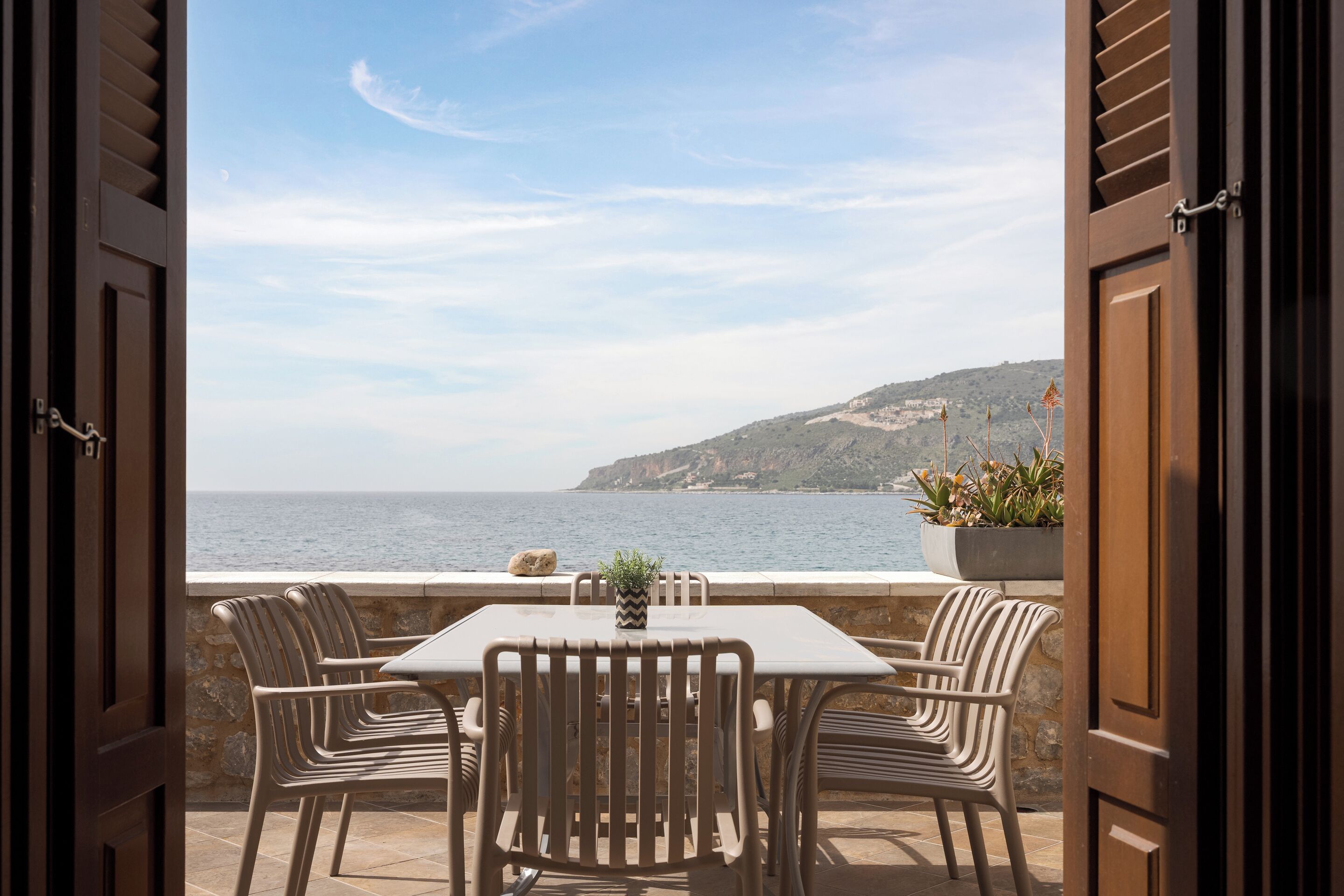 Deluxe Villa, Balcony, Sea View | View from room