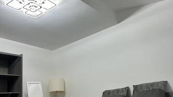 1 slaapkamer, een strijkplank/strijkijzer, wifi, beddengoed