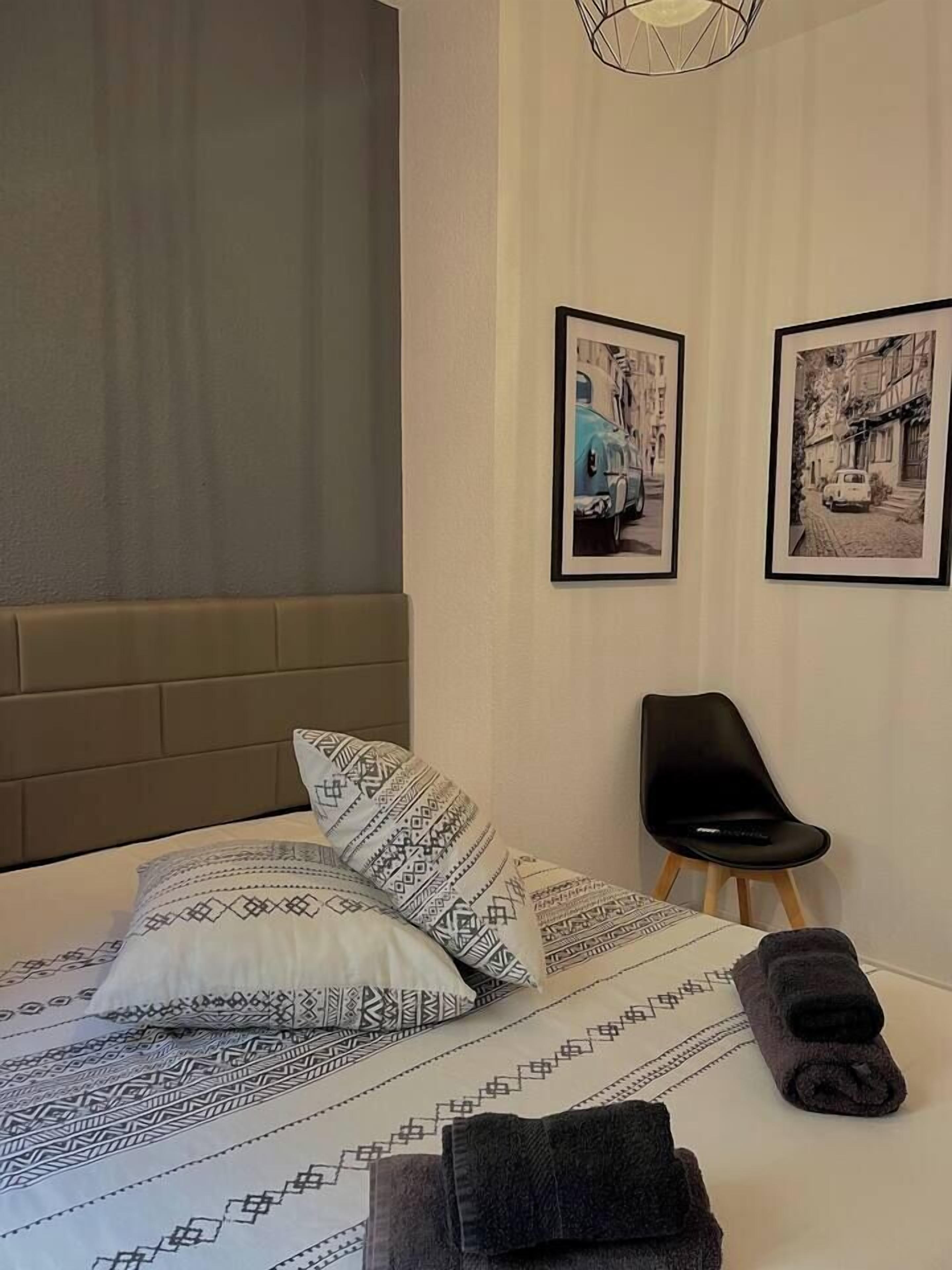 2 bedrooms, iron/ironing board, travel crib, WiFi