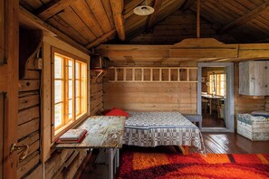 Cabana, vista para o oceano