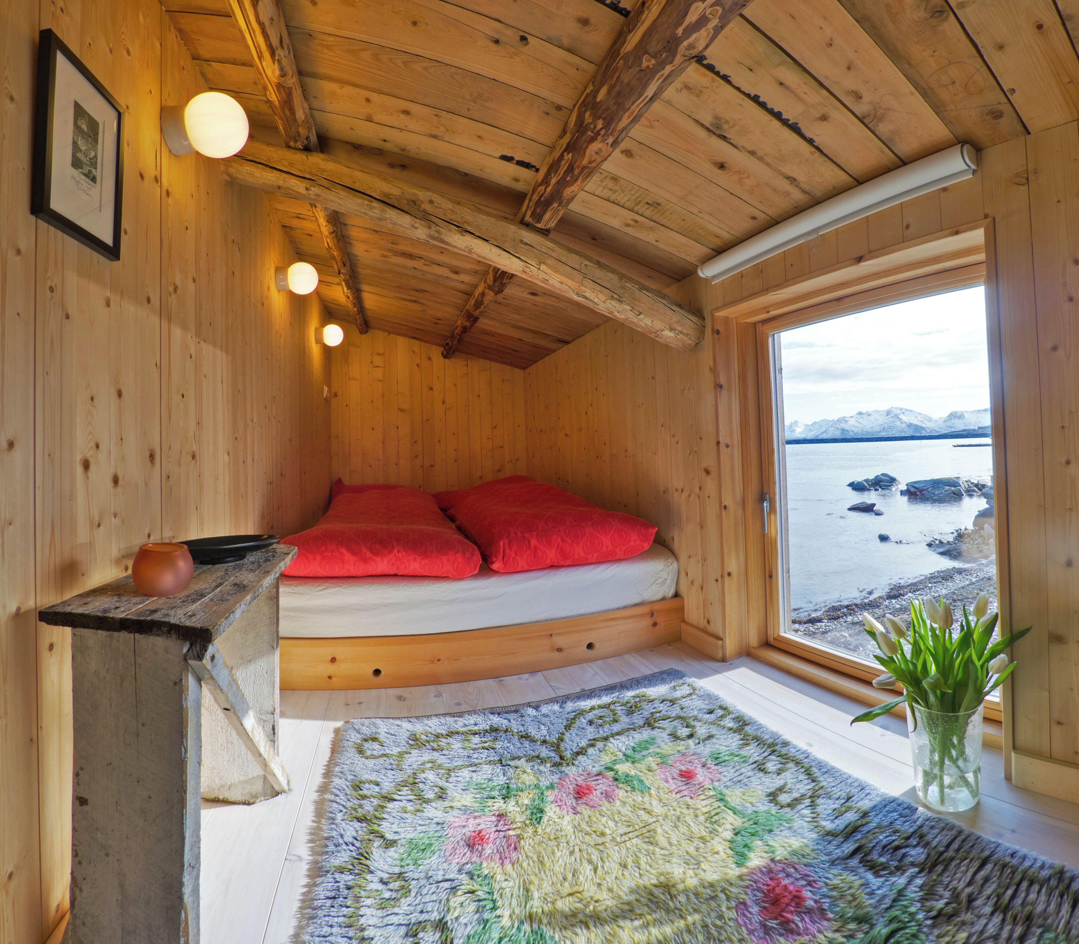 Cabana, vista para o oceano