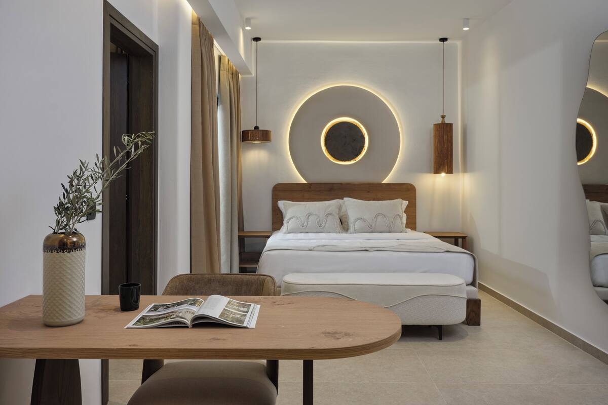 Superior Two Bedroom Apartment With Private Jacuzzi | Sengetøy i egyptisk bomull, sengetøy av topp kvalitet og safe på rommet