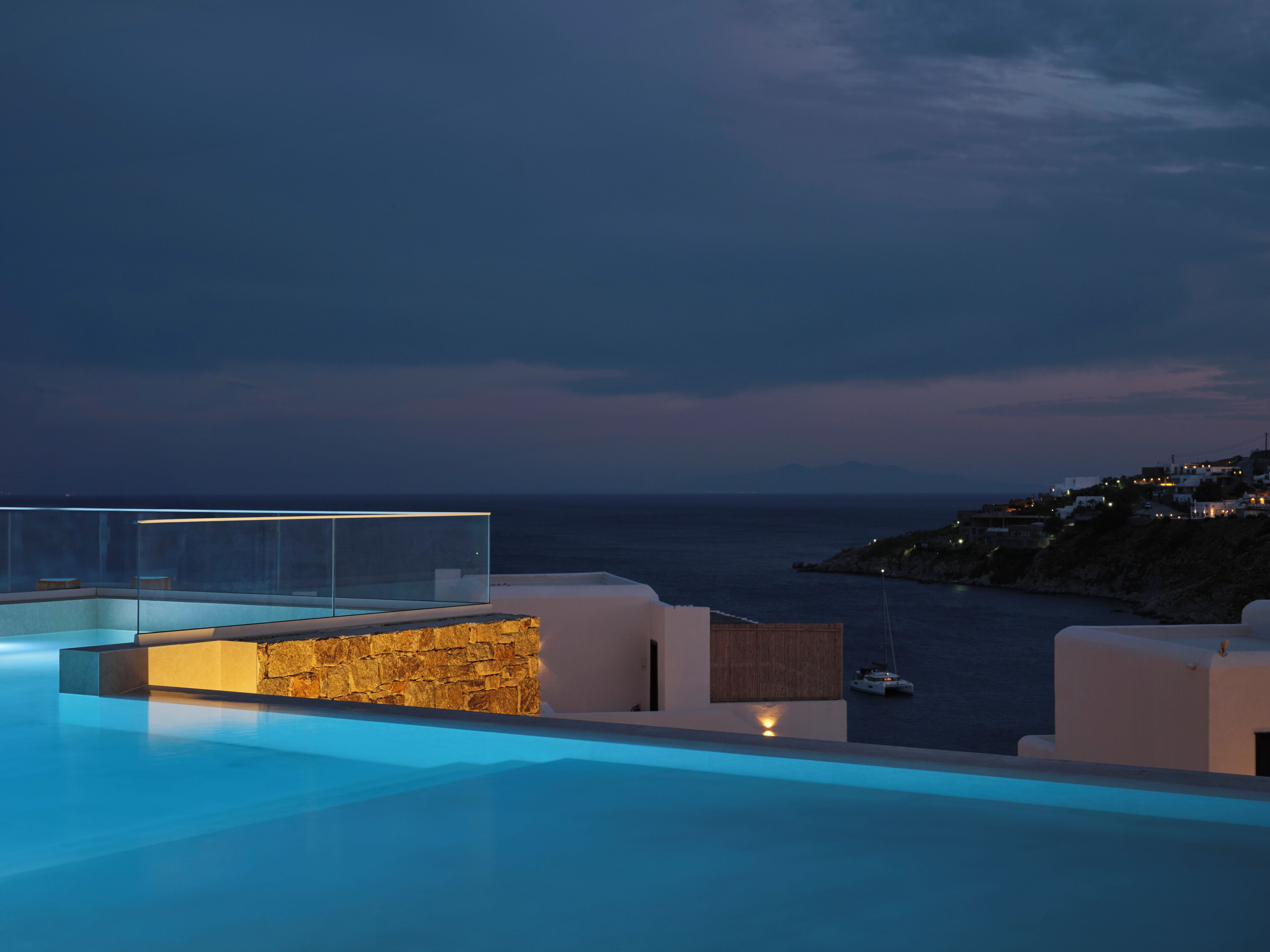 Seasonal outdoor pool, open 11:00 AM to 9:00 PM, pool umbrellas