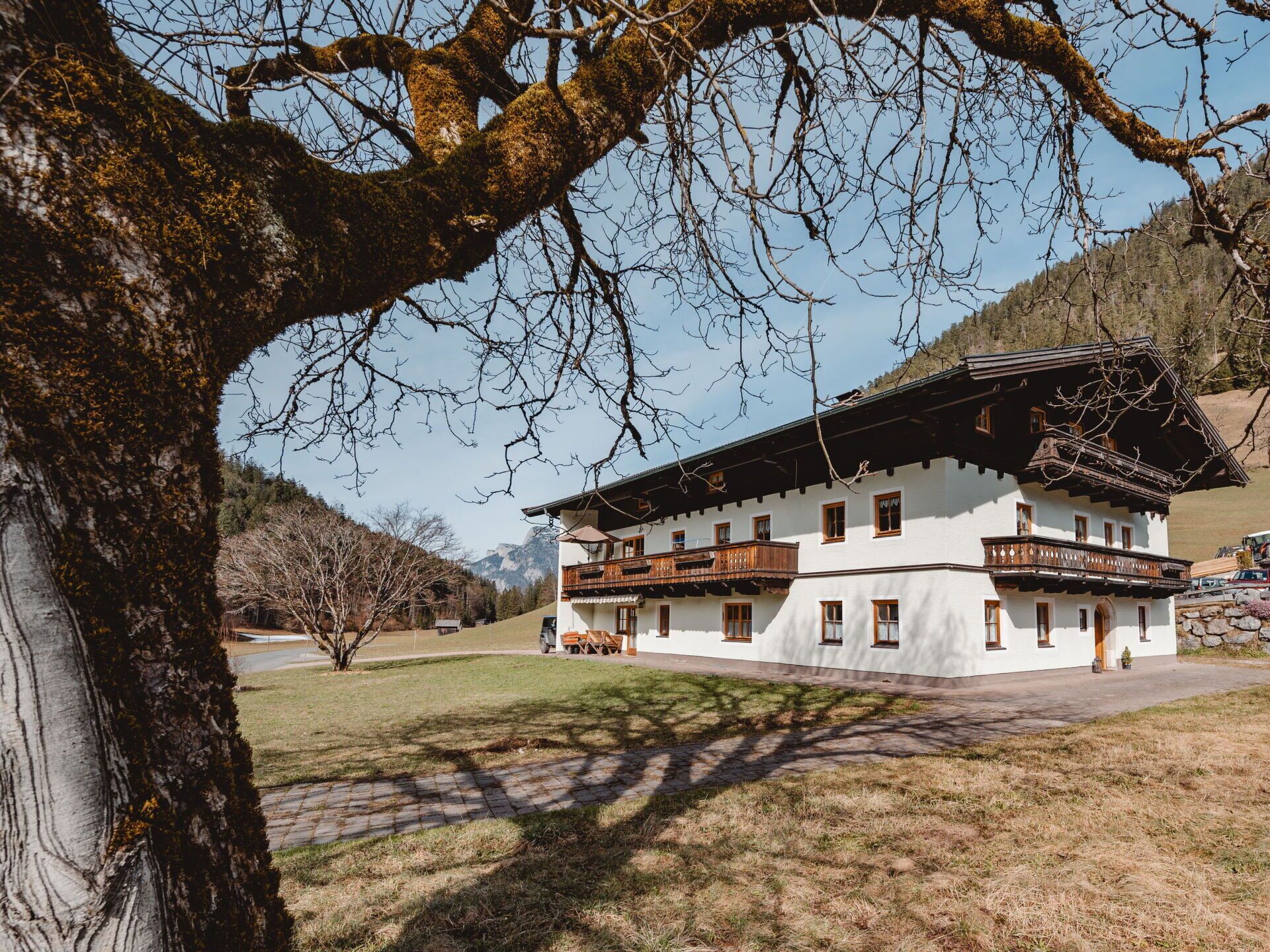 Gebirge, Senke, Estate, Bauernhaus, Villa, Hazienda, Bergdorf