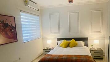 2 dormitorios, caja fuerte, tabla de planchar con plancha y wifi gratis