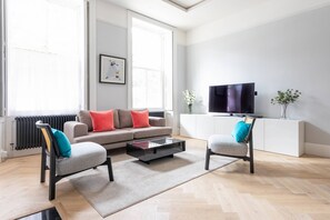 Apartment (2 Bedrooms) | Living area | TV - Dorset Square II by Onefinestay (London)