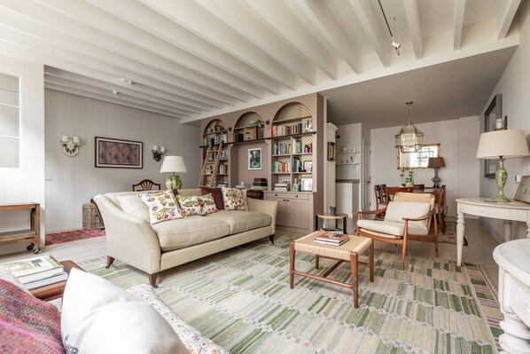 Apartment (2 Bedrooms) | Living area | TV - Cranley Mews VI by Onefinestay (London)