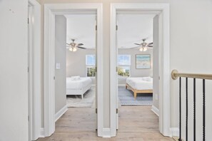 5 bedrooms, iron/ironing board, Internet, bed sheets - Topsail Jewel•Steps to Ocean•Private Garage (Myrtle Beach)