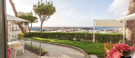 Blick von der Unterkunft